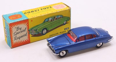 Lot 1676 - Corgi Toys No. 238 Jaguar Mk 10 comprising a...