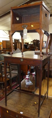 Lot 1255 - An early 19th century mahogany hinge topped...