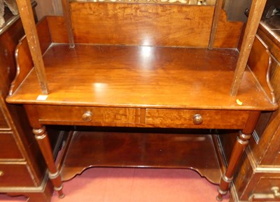 Lot 1268 - A mid-Victorian mahogany round cornered...