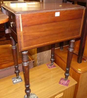Lot 1288 - A 19th century mahogany dropflap occasional...