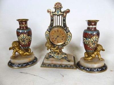 Lot 467 - An early 20th century French gilt metal and...