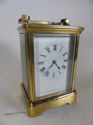 Lot 471 - An early 20th century French lacquered brass...