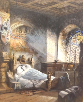 Lot 1050 - F.D****see - Sleeping Beauty, watercolour,...