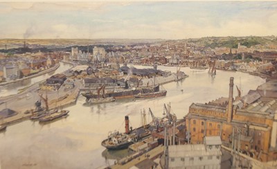 Lot 1053 - Leonard Russell Squirrell - The Port of...