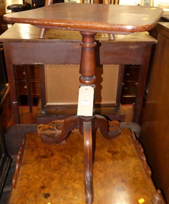 Lot 1301 - A Victorian mahogany round cornered tilt-top...