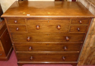 Lot 1339 - A circa 1900 mahogany squarefront chest by...