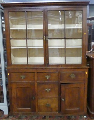 Lot 1351 - A 19th century provincial oak dresser, having...