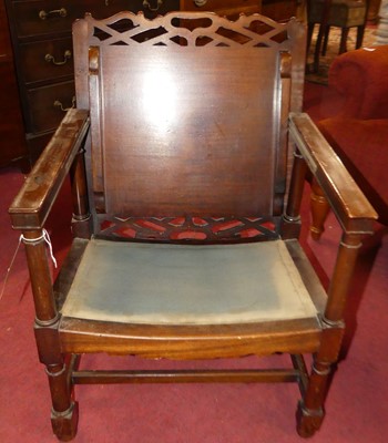 Lot 1381 - An early 20th century mahogany fold-over...