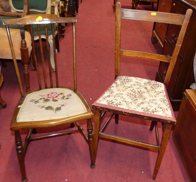 Lot 1414 - Occasional furniture, to include; a walnut...