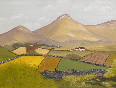 Lot 1065 - H Dunlop - landscape, oil on canvas, signed...