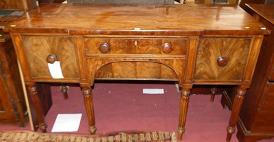 Lot 1428 - A Victorian mahogany and flame mahogany...