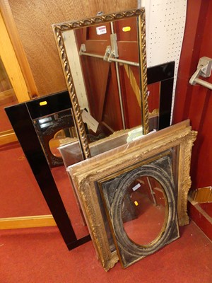 Lot 1089 - Two gilt composition picture frames, together...