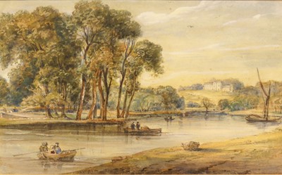 Lot 1098 - Charlotte Naysmith (b.1804) - On the River...