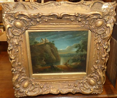 Lot 1100 - 19th century school - The Running Moon, oil on...
