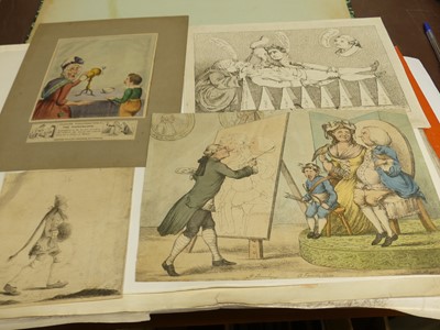 Lot 1105 - A folio of assorted monochrome and colour...