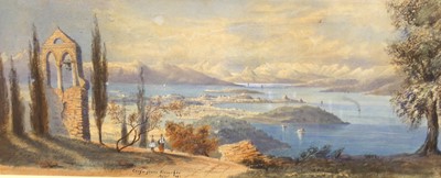Lot 1106 - A late 19th century Grand Tour watercolour of...