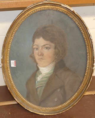 Lot 1117 - 19th century English school - Half-length...