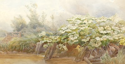 Lot 1128 - Joseph Charles Reed (1822-1877) - A riverbank,...