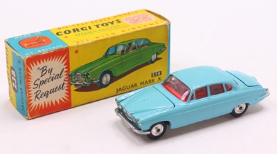 Lot 1677 - Corgi Toys No. 283 Jaguar MKX in a metallic...
