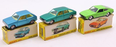 Lot 1320 - Spanish Dinky Toys group of three diecast, to...
