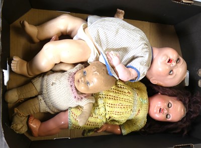 Lot 534 - A collection of composite Model dolls, all...