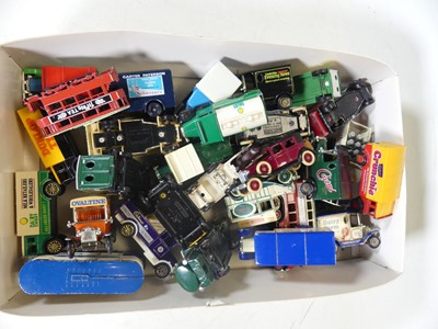 Lot 506 - A collection of various playworn diecast toys,...