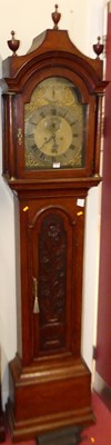 Lot 1175 - An early 19th century oak longcase clock,...