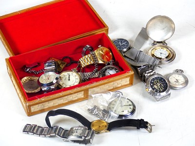 Lot 382 - A collection of fashion watches to include a...