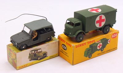 Lot 1268 - Dinky toys group of two military diecast, to...