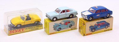 Lot 1255 - Dinky Toys three boxed/cased diecast, to...
