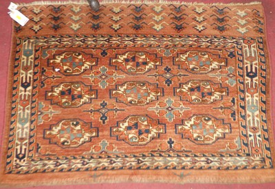 Lot 1447 - A Yomut woollen Bagface, 77 x 117cm...