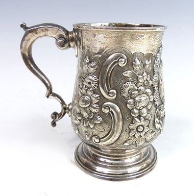 Lot 2121 - A George III silver tankard, of lower bellied...