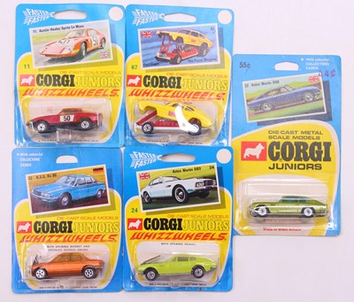 Lot 1768 - Corgi Juniors Whizzhweels, group of five...