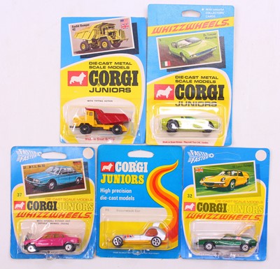 Lot 1776 - Corgi Juniors Whizzwheels, group of five...