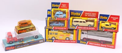 Lot 1426 - Dinky Toys group of eight later released...