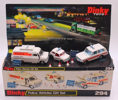 Lot 1222 - Dinky Toys No.294 Police Gift set, containing...