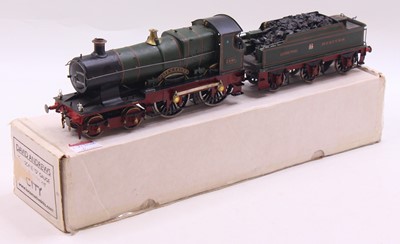 Lot 162 - A David Andrews 0 gauge 7mm kit built GWR City...