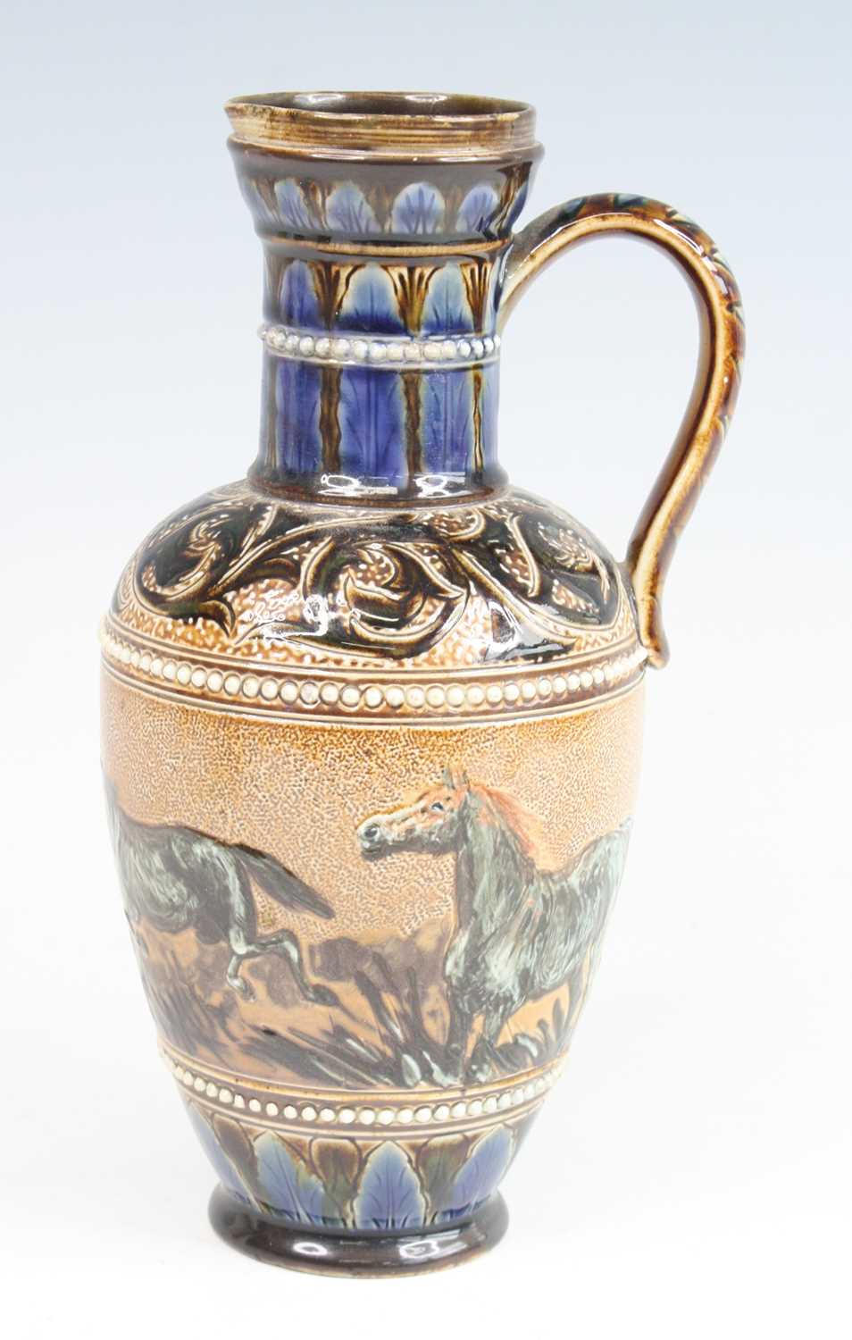 Lot 2062 - Hannah Barlow for Doulton Lambeth, a stoneware...