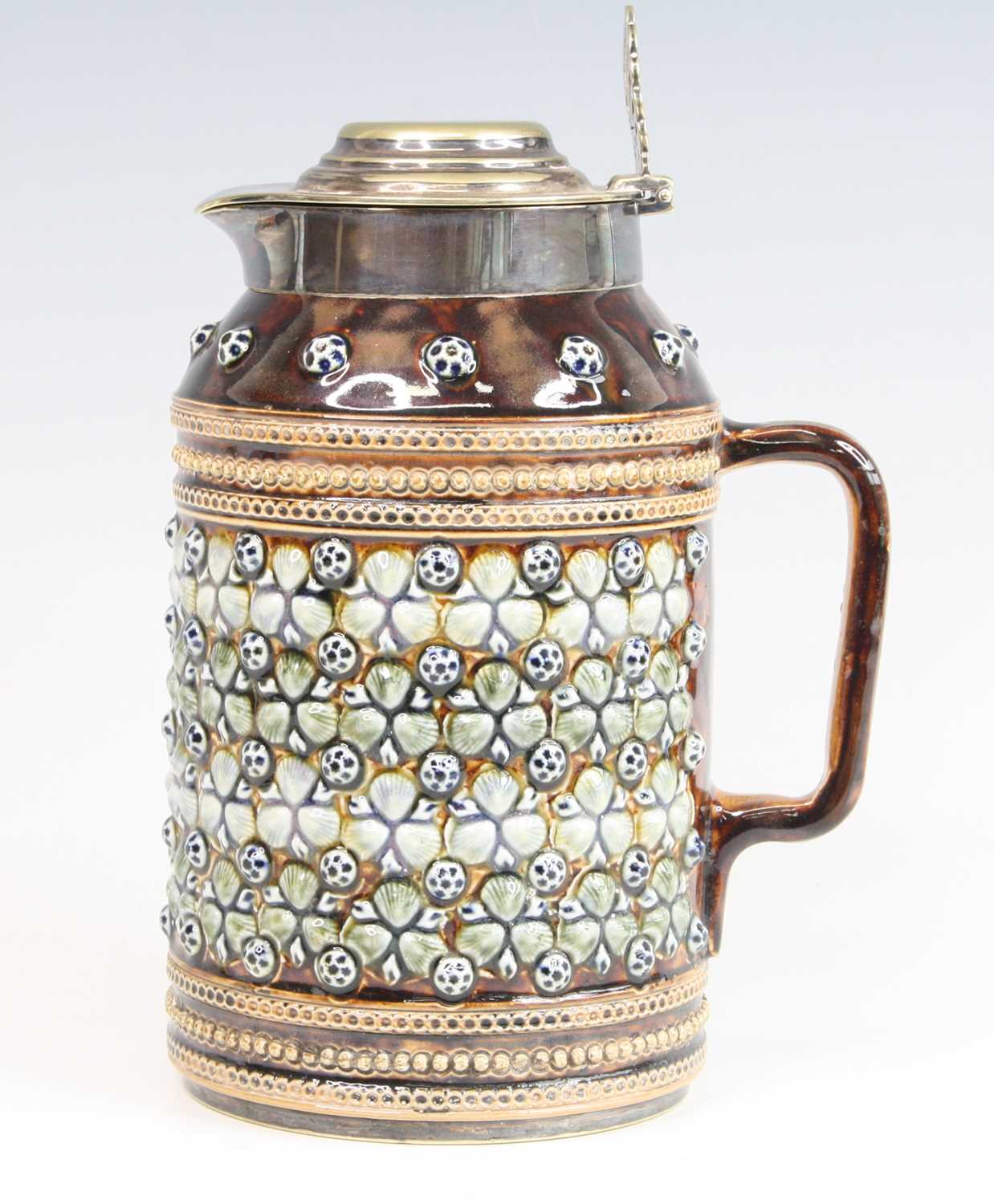 Lot 2061 - A Doulton Lambeth stoneware jug, having a...