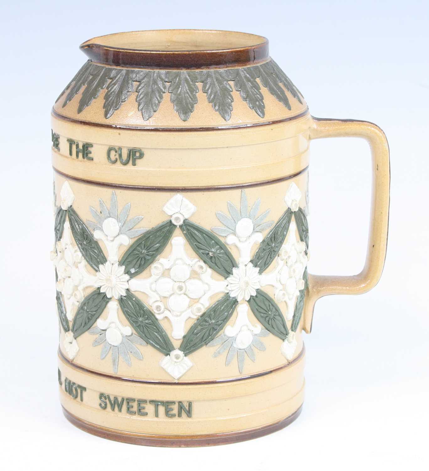 Lot 2073 - A Doulton Lambeth stoneware jug, of...