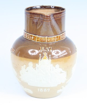Lot 2070 - A Doulton Lambeth salt glazed stoneware jug to...