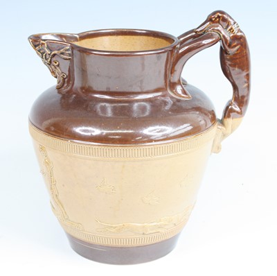 Lot 2070 - A Doulton Lambeth salt glazed stoneware jug to...