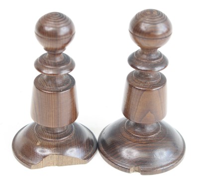 Lot 2399 - A complete set of chess pieces, probably Irish...