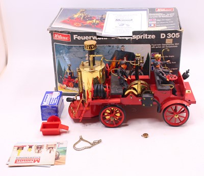 Lot 6 - Wilesco D305 fire engine, first introduced in...