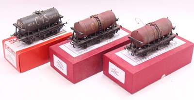 Lot 202 - Three O Gauge kit built wagons, to include a...