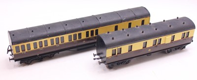 Lot 185 - Two 0 Gauge finescale coaches, to include a...