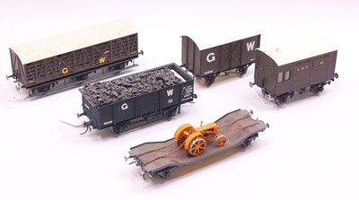 Lot 210 - Five very well-made 0 gauge finescale wagons...
