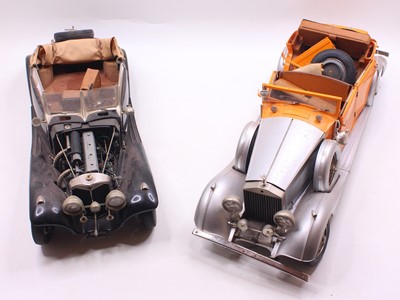 Lot 831 - Pocher 1/8 scale group of 2 white metal and...
