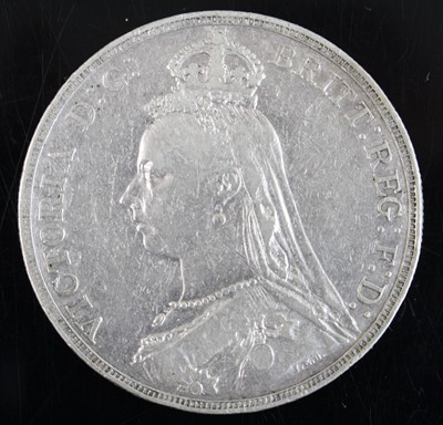 Lot 3251 - Great Britain, 1889 crown, obv: Victoria...