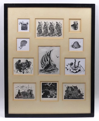 Lot 248 - Andrew Davidson (b.1958) - Eleven wood...
